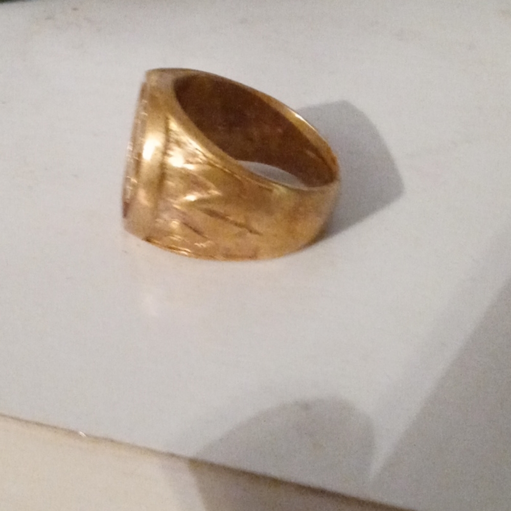 Gold ring 10 - Picture 2 of 2